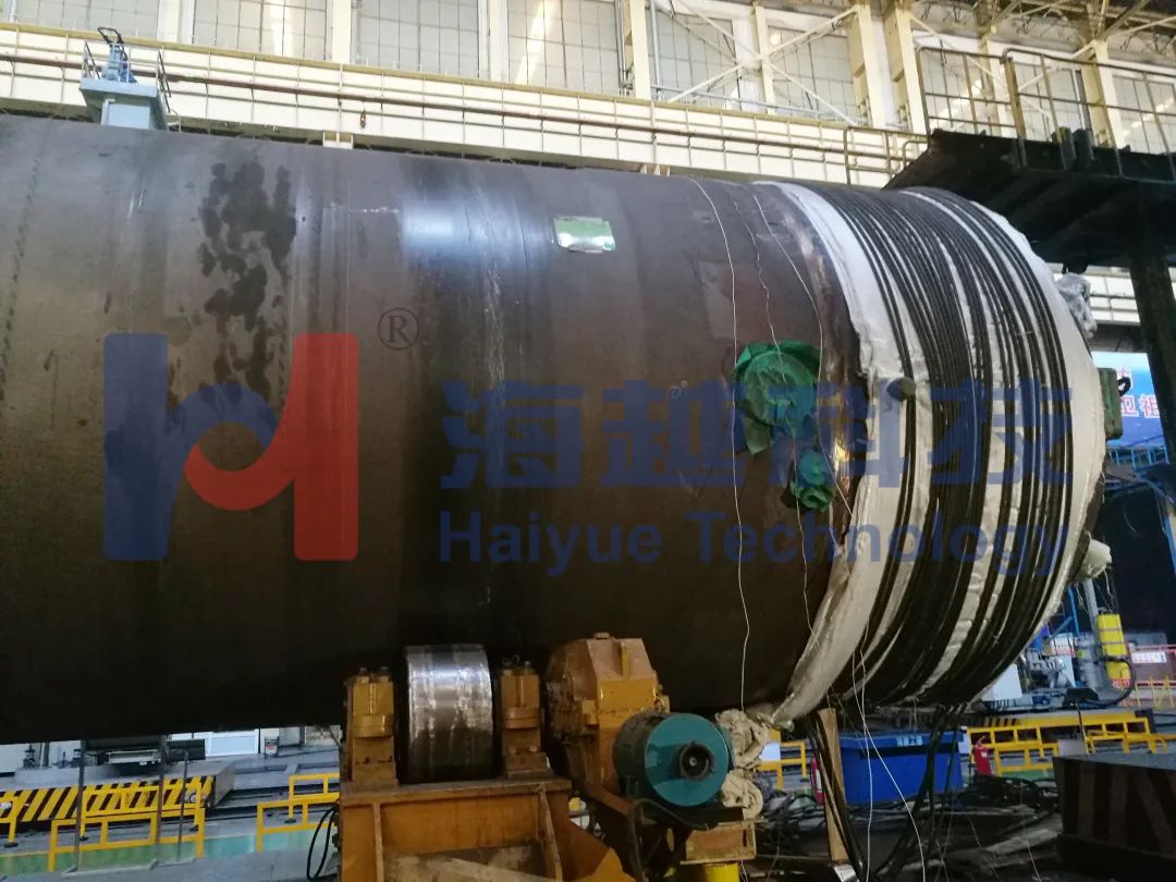 直径3463mm,壁厚143.5mm,热处理温度595-620